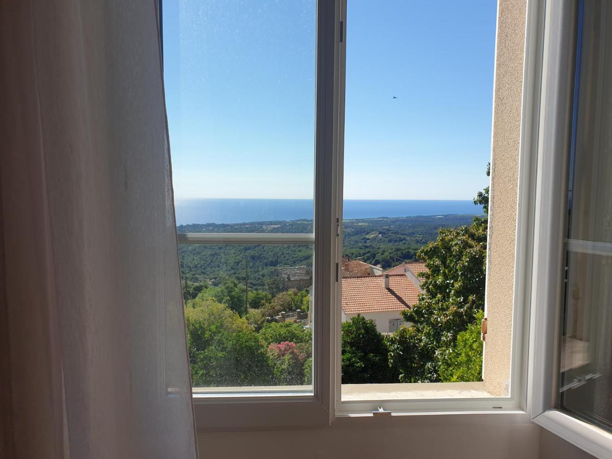 Chambres D'Hote A Caserella, Maison De Village Renovee Avec Vue Sur Mer Valle-di-Campoloro Esterno foto