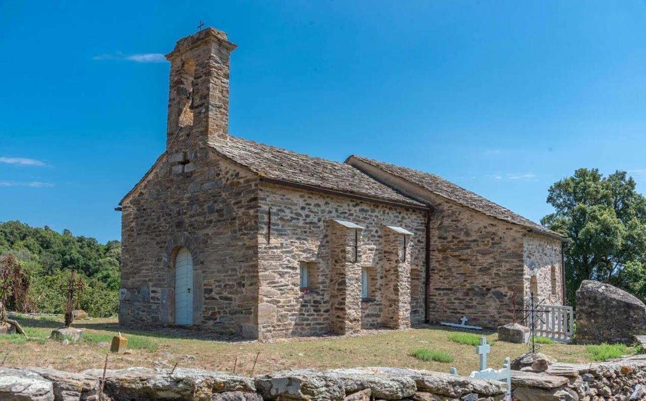 Chambres D'Hote A Caserella, Maison De Village Renovee Avec Vue Sur Mer Valle-di-Campoloro Esterno foto